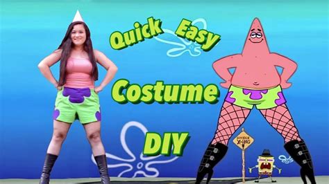 DIY COSTUME: Making PATRICK STAR in HEELS (Cheap Last Minute Costume Idea) - YouTube