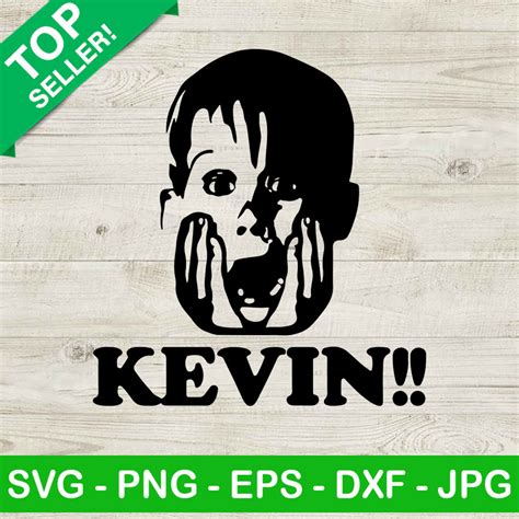 Kevin home alone SVG, Home alone SVG, Kevin Mccallister Silhouette SVG