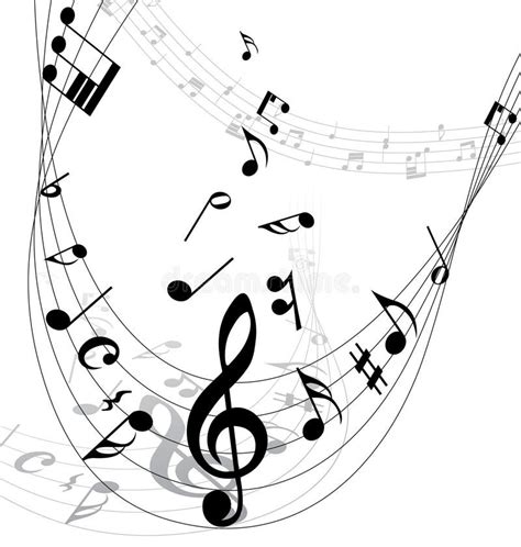 Symbol with music notes. stock vector. Illustration of musical - 121180592