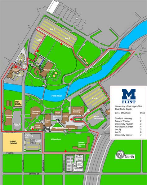 U Of M Flint Campus Map | Draw A Topographic Map