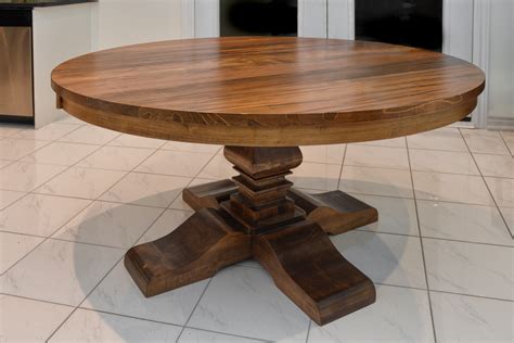 Built in Canada Solid Wood Round Table » Anne-Quinn Furniture