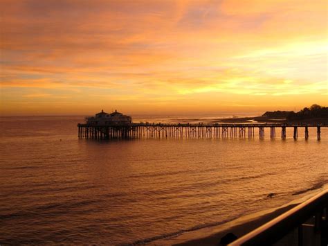 Beautiful sunset in malibu | Malibu pier, Malibu california, Malibu beaches