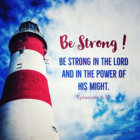 Be strong in the Lord - I Live For JESUS