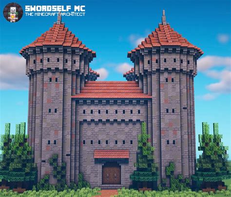 Small castle inspired by Château d’Anjony : r/Minecraft