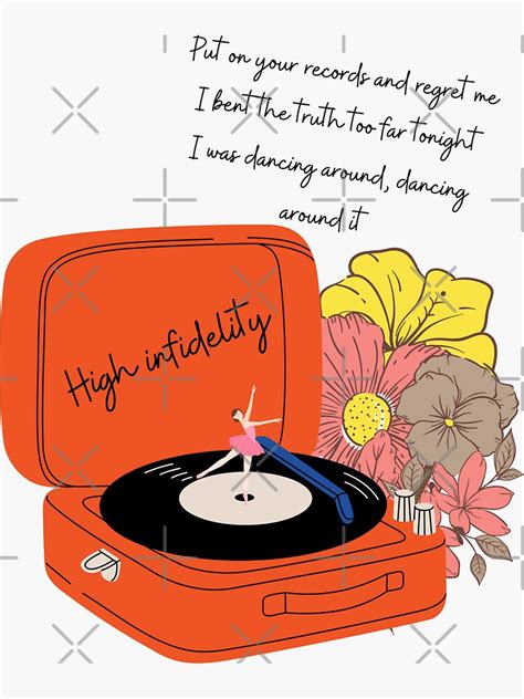 " taylor swift high infidelity" Sticker for Sale by suny-shop | Redbubble