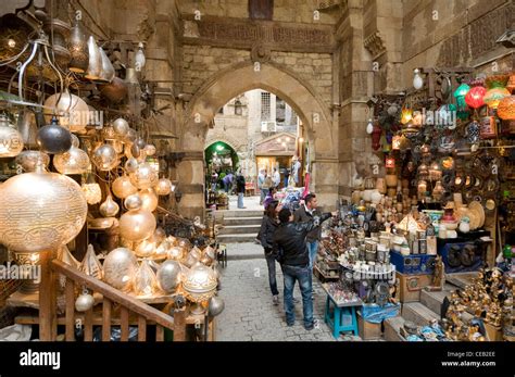 Khan El Khalili Market Cairo Egypt Stock Photo - Alamy