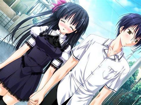 Anime boy and girl holding hands |Funny & Amazing Images