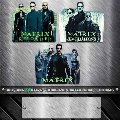 The Matrix Trilogy Folder Icons by deoxsis on DeviantArt