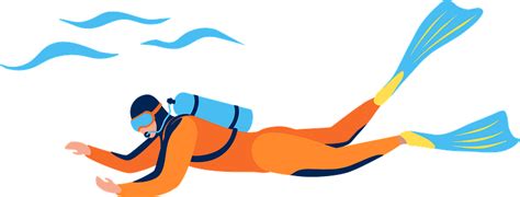 Scuba diver clipart. Free download transparent .PNG | Creazilla