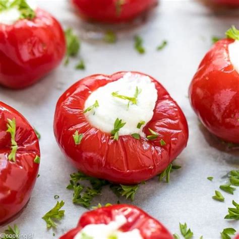 Stuffed Cherry Peppers. Feta Stuffed Cherry Peppers #party #snacks | Stuffed peppers, Milk ...