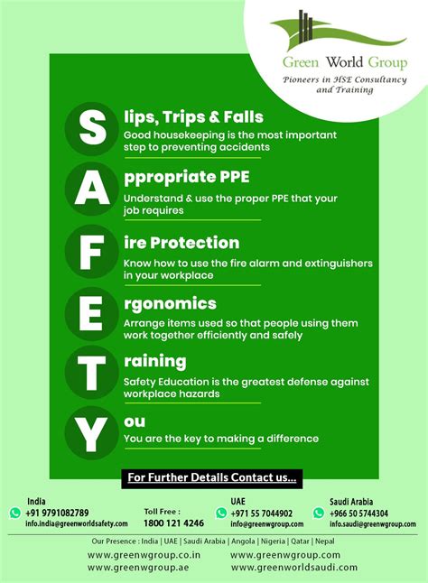 General Safety Tips Safety Training Workplace Safety - vrogue.co