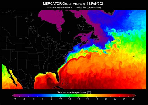 An unusual Ocean anomaly is being detected in the Gulf Stream, not seen ...