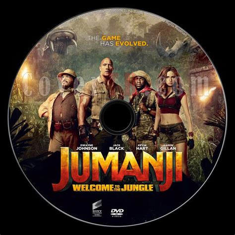 Jumanji: Welcome to the Jungle - Custom Dvd Label - English [2017 ...