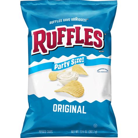 Ruffles Original Party Size Potato Chips (14 oz) - Instacart