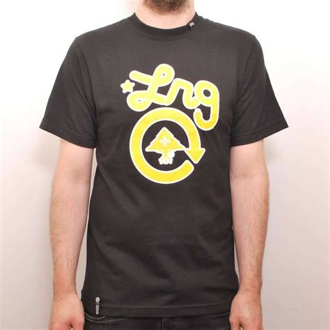 LRG LRG Core Collection One Skate T-Shirt Black/Mustard - LRG from Native Skate Store UK