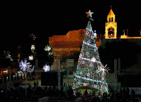 The Lighting of the Christmas Tree in Bethlehem - The Bethlehem Cultural Festival