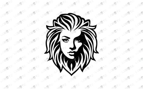 Premium Lioness Head Logo For Sale - Lobotz LTD