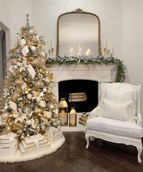 10++ White And Gold Christmas Decor | KIDDONAMES