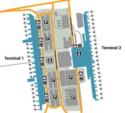 Munich Terminal 1 Map