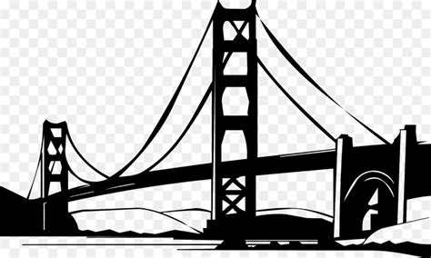 Free Golden Gate Bridge Silhouette Vector, Download Free Golden Gate Bridge Silhouette Vector ...