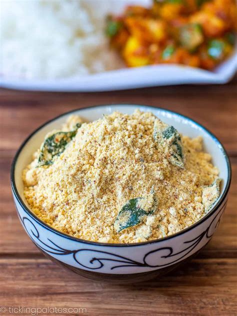 Paruppu Podi Recipe - Dal Powder for Rice | Tickling Palates