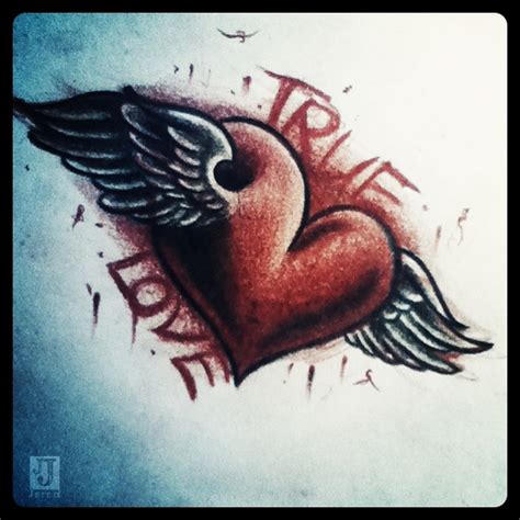 True love tattoo design by jerrrroen on DeviantArt