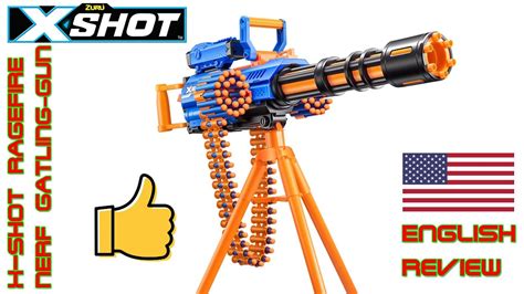 X-Shot Insanity Ragefire | Nerf Gatling | Unboxing, Review and Full Analysis | OWL Nerf ...