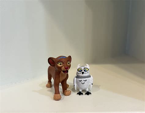 Disney Lion Guard 3D Printed and Painted Rani and Ullu Two - Etsy