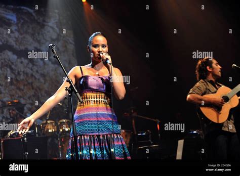 Singer Mayra Andrade performs live at 'La Cigale' concert hall in Paris ...