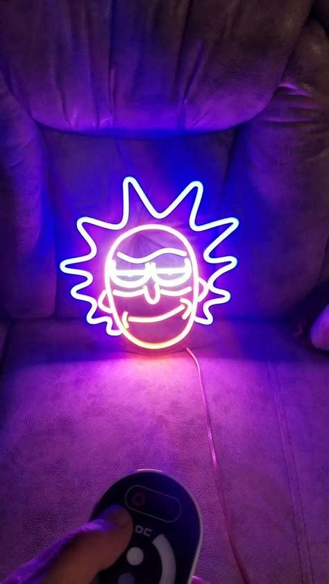 Rick And Morty Custom Wedding Neon Sign decor Handmade Lights bar Led ...