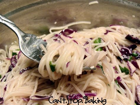 Cantstopbaking: Angel Hair Pasta Salad