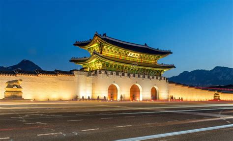 Gyeongbokgung Palace in Seoul,Korea. Editorial Stock Photo - Image of exclusively, represented ...