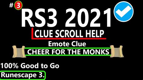 Runescape 3 Easy Clue Scroll Cheer for the monks at Port Sarim 2021 ...