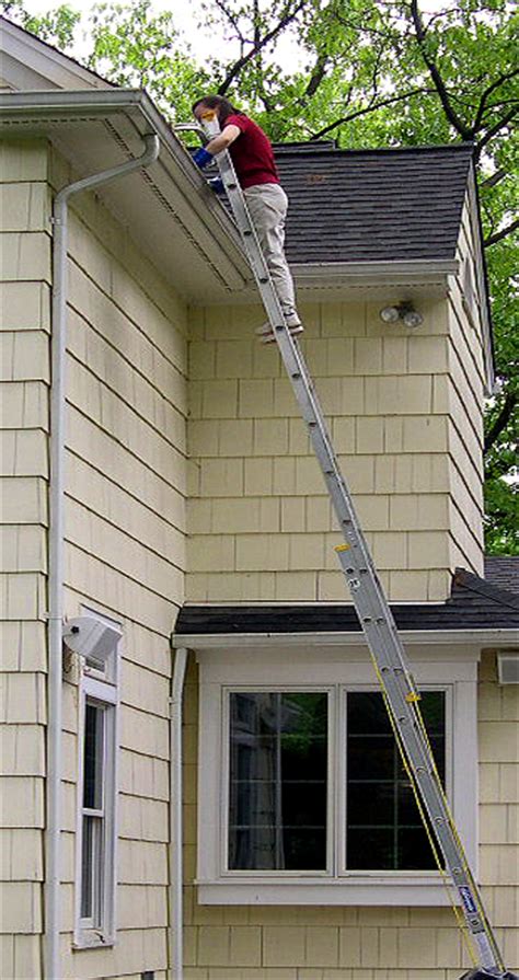 Randy's Rain Gutters: Stay Off the Ladder - Ladder Safety when cleaning ...