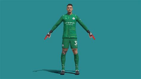 3D Rigged Ederson goalkeeper - 3D model by 3dpassion.net (@3dpassion ...