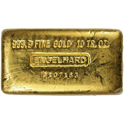 10 oz Engelhard Gold Bar - Bullion Mart