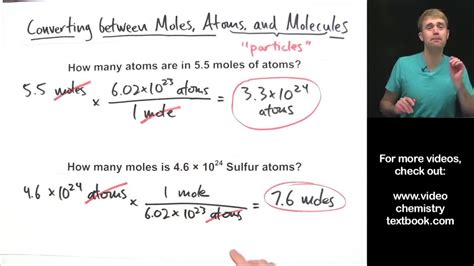 Moles: Converting Between Moles, Atoms and Molecules | Bartlett High School