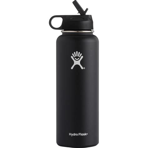 Hydro Flask 40oz Wide Mouth Water Bottle with Straw Lid - Hike & Camp