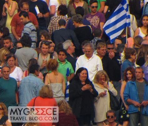 A peaceful demonstration at Syntagma Square in Athens | MY GREECE ...