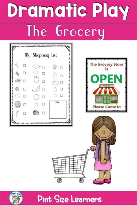 The Grocery Store Dramatic Play Center | Printable Props & Activities | Dramatic play centers ...