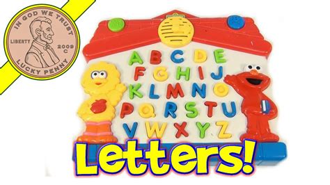 Sesame Street Big Bird and Elmo Learn The Alphabet Electronic Game ...