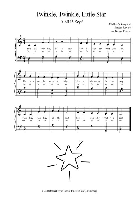 Twinkle Twinkle Little Star Easy Piano Sheet Music | atelier-yuwa.ciao.jp