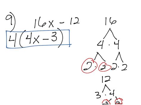 ShowMe - Factoring Linear Expressions