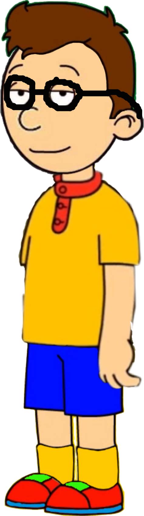 Hair Caillou (Comedy World) with Glasses PNG by IsaacHelton on DeviantArt