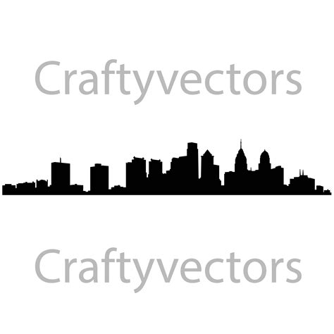 Philly Skyline Vector at GetDrawings | Free download