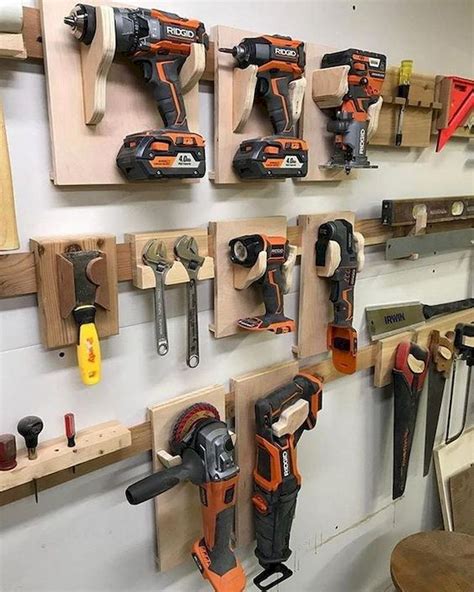 20 Best Garage Organization (5) | Garage tool storage, Garage tools, Diy garage storage