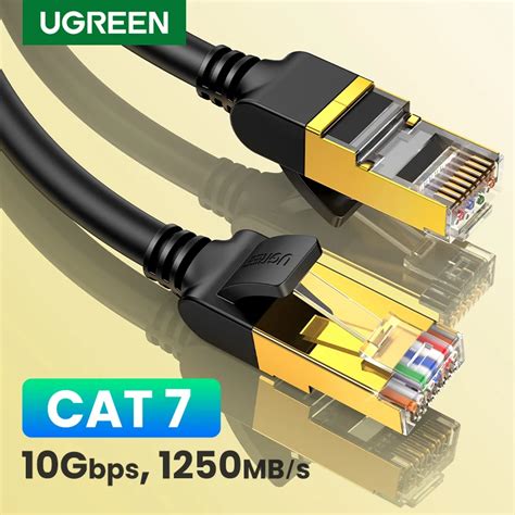 REXLIS Cat7 Ethernet Cable RJ45 Network LAN Patch SFTP 10Gbps Gold 3M 5M 10M LOT Shop Only ...