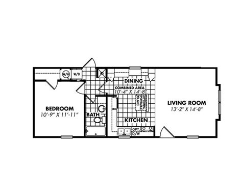 16x44 - Singlewide | Floor plans | Mobile home floor plans, Single wide ...