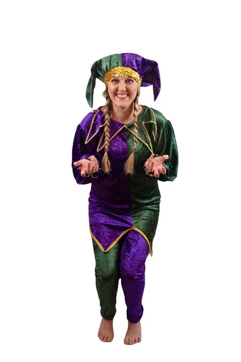 Adult Unisex Mardi Gras Jester Costume - Etsy