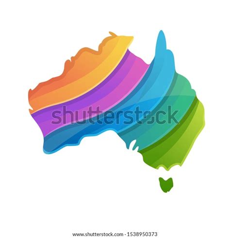 Australia Logo Vctor Template Illustration 3d Stock Vector (Royalty ...